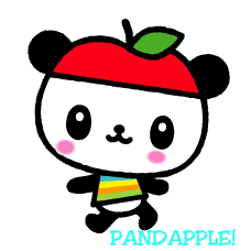 pandas are adorable too.this guy's name is pandapple.